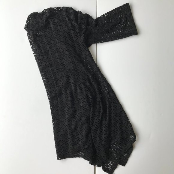 Paula Deen Swimsuit Cover Up Black Oversized XS - Picture 9 of 14